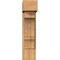 Ekena Millwork Balboa Block Smooth Bracket w/ Offset Brace, Western Red Cedar, 7 1/2"W x 20"D x 32"H BKT0806X20X32BOA05SWR - alternate 2
